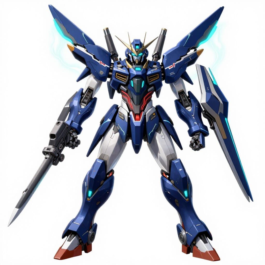 ORION-07 "Blue Lantern" Mech: Anime Visual Design