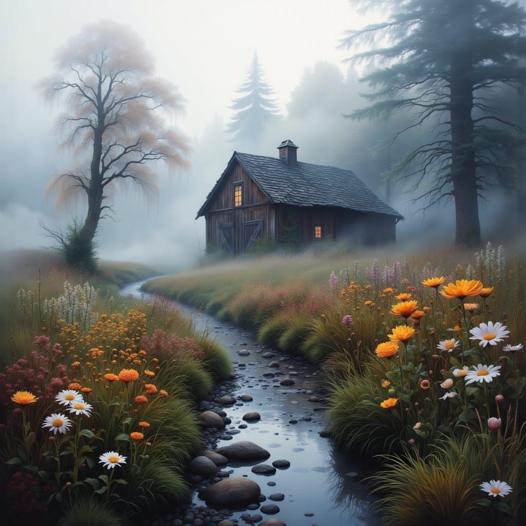 Foggy Wilderness Retreat