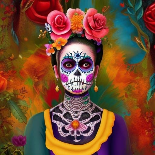 Day of the Dead as Fantastical Concept Art