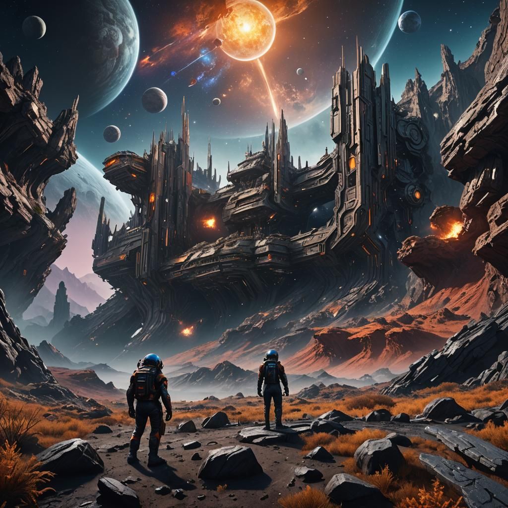 Lost in Space: Detailed Matte Painting in Deep Color