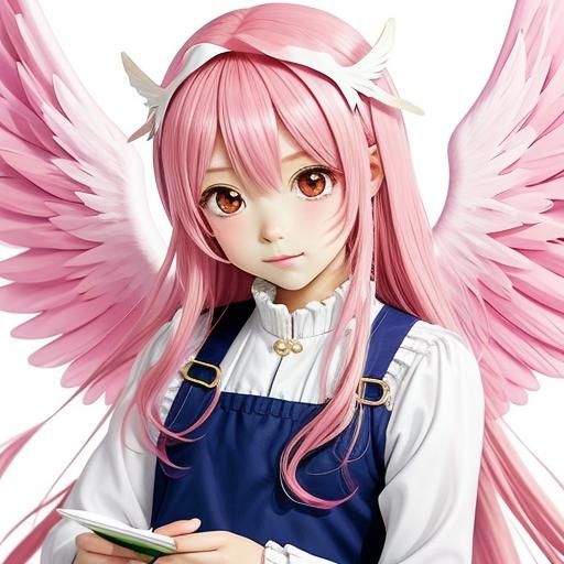Pretty Pink Anime Angel