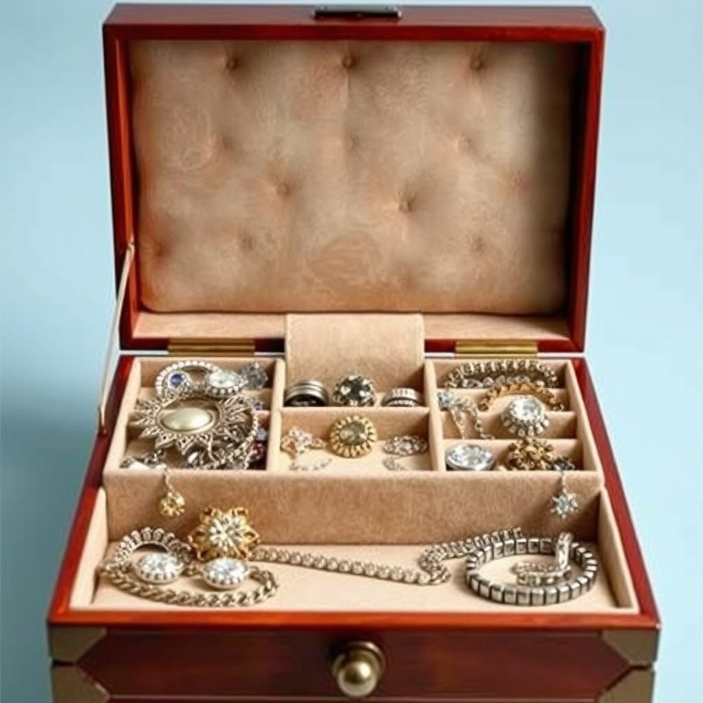 Jewelry Box Overflowing with Jewels