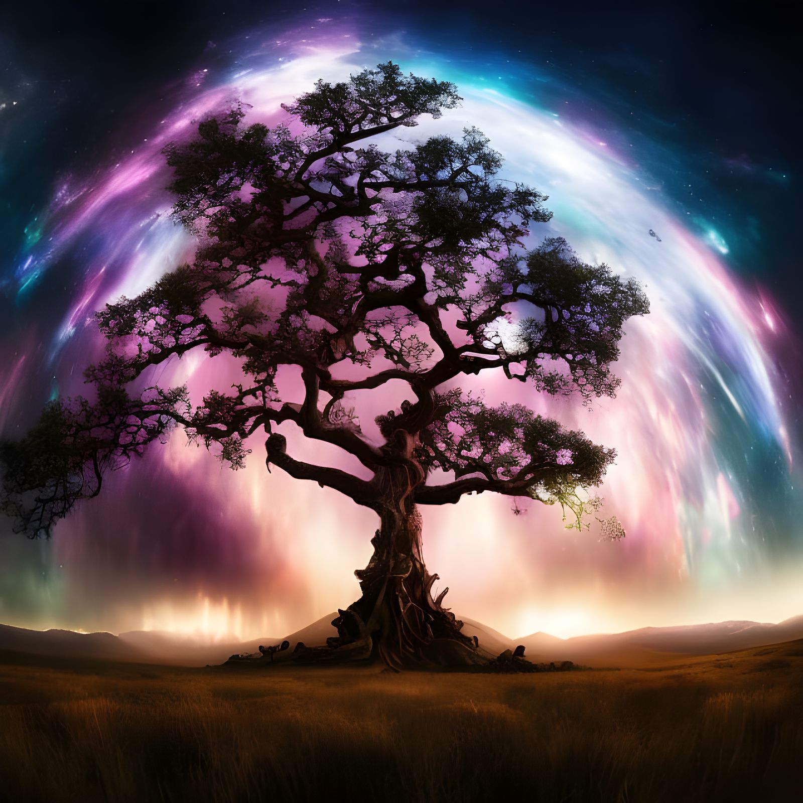 Tree within the cosmos
