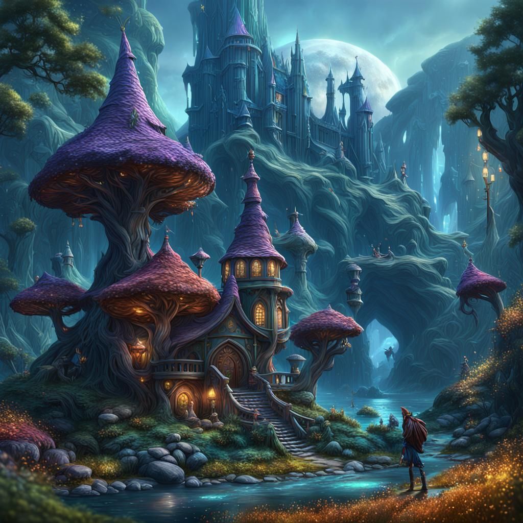 Fantastical Elfin Family Concept Art