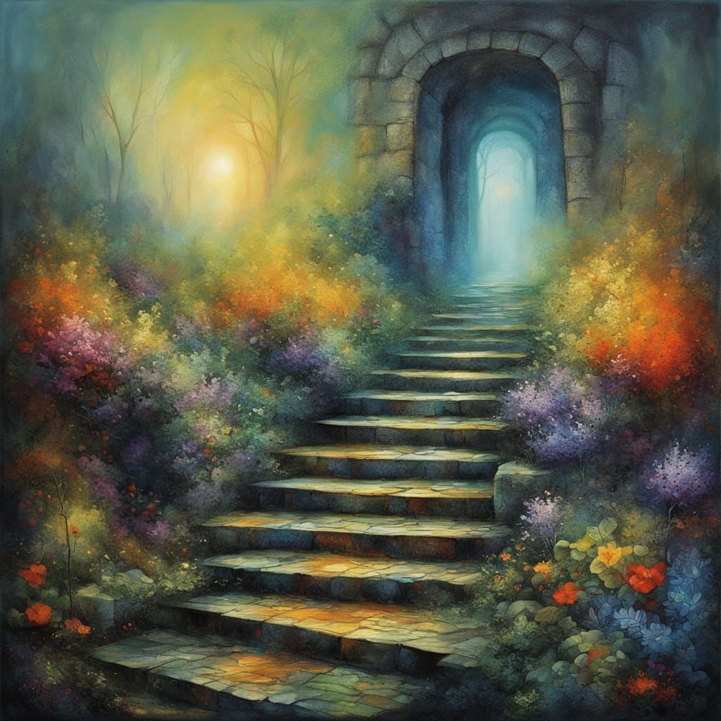 Steps leading to another world