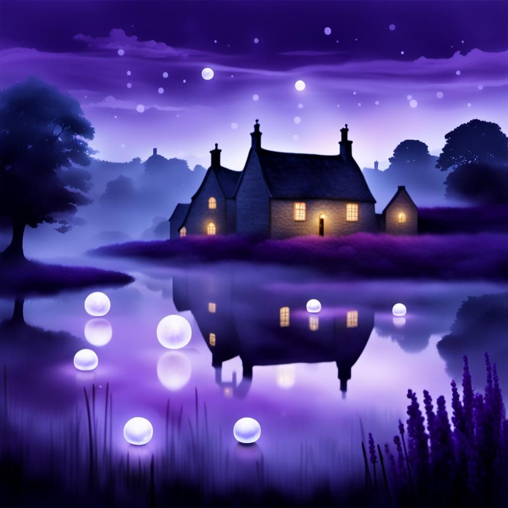 Luminescent Pearls Dreamscape Reflecting Cotswolds Villages