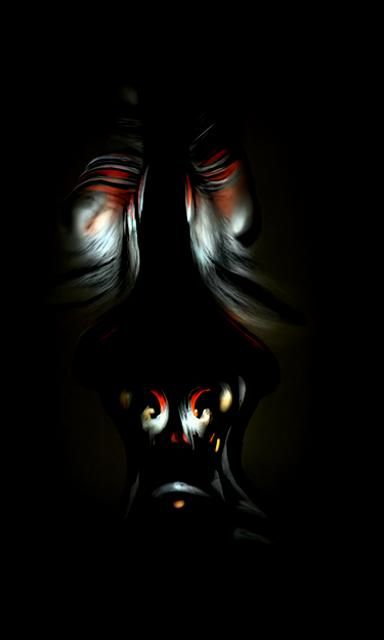 Terrifying Dark Figure in Horror Magical Realism