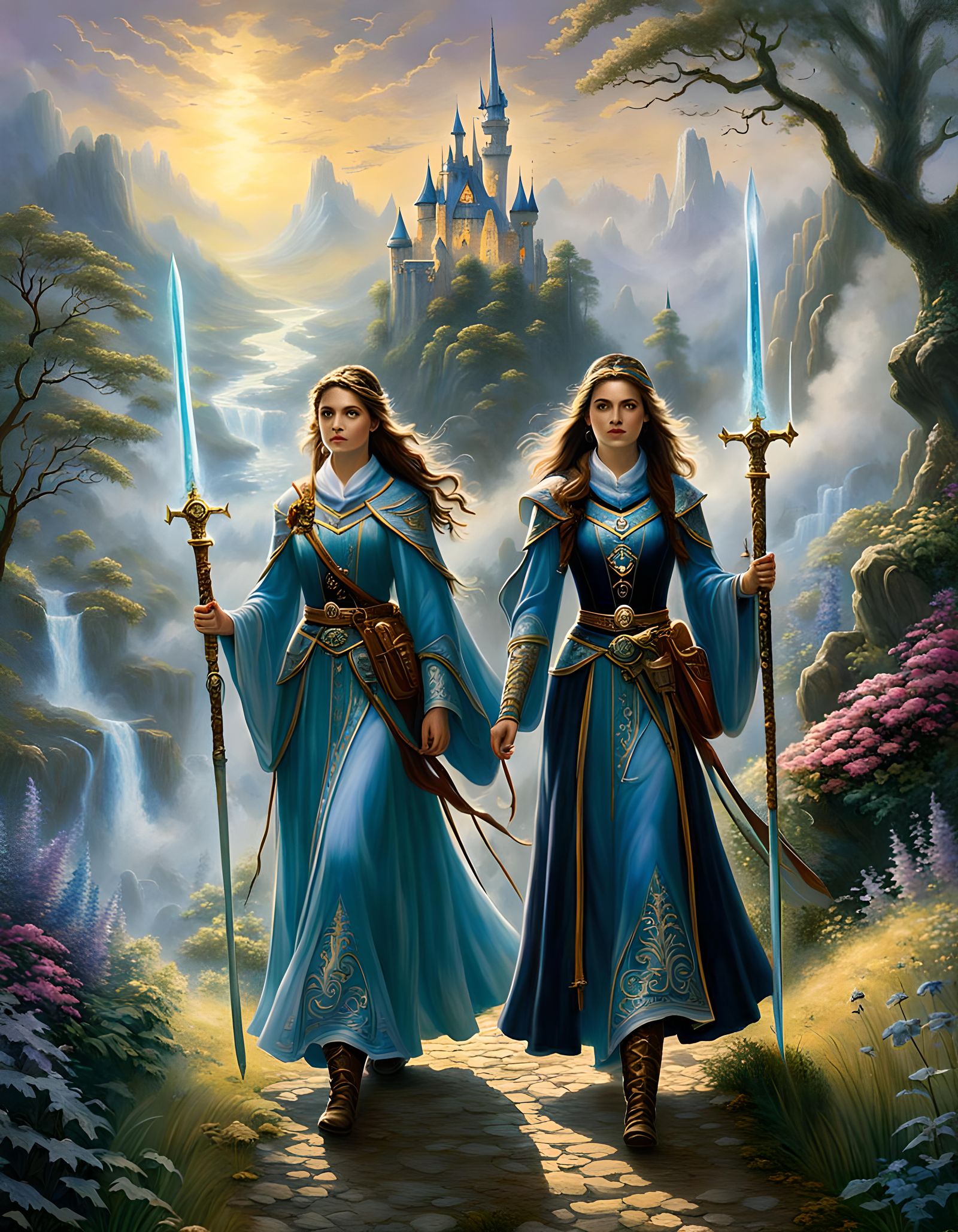 Wizard Sisters' Quest for the Golden Staff
