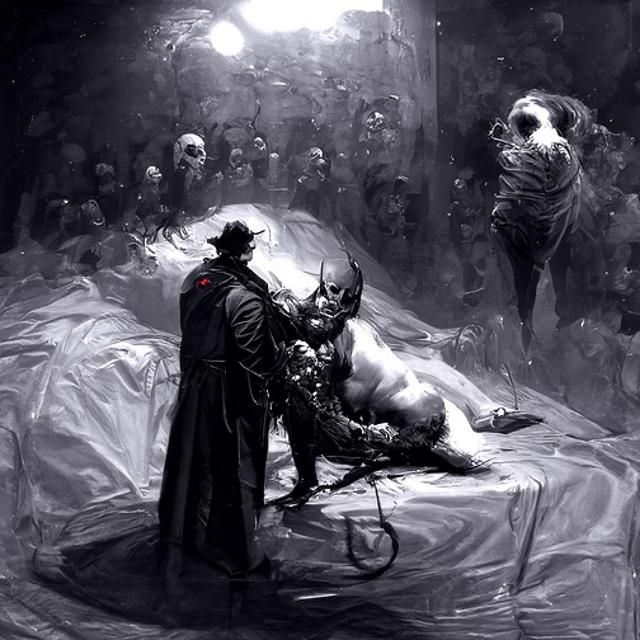 Sinister Landscape as Dark Fantasy Art