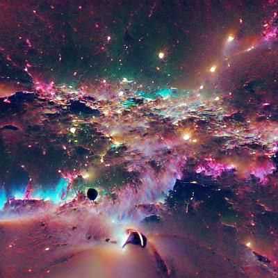 AI's Vision of Deep Space Beauty