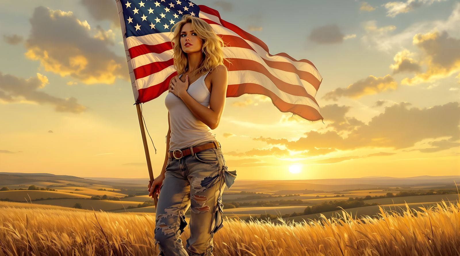 God Bless the USA: Patriotic American Art