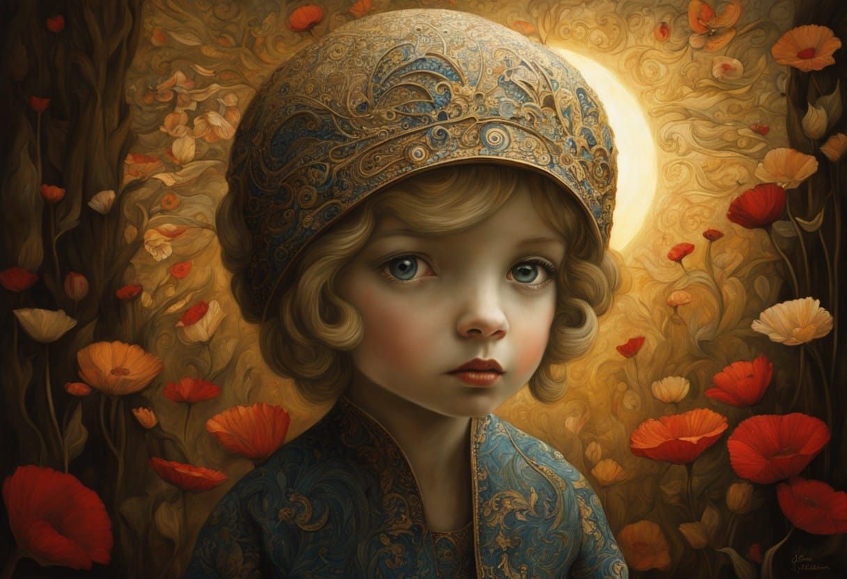 Intricate Dreamscapes in Whimsical Artistic Style