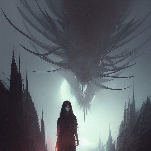Sinister Unification: A Dark Fantasy Artwork
