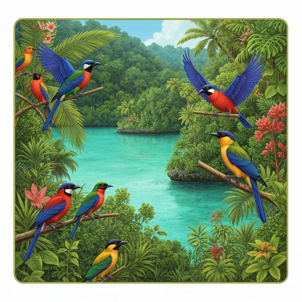 Wild World Zoo Brochure Cover with Lion and Birds