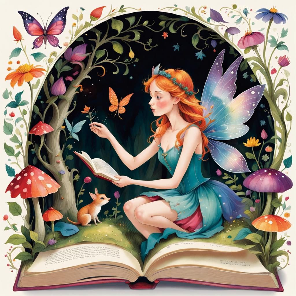 Fairy-tale Book Comes Alive with Vivid Illustrations