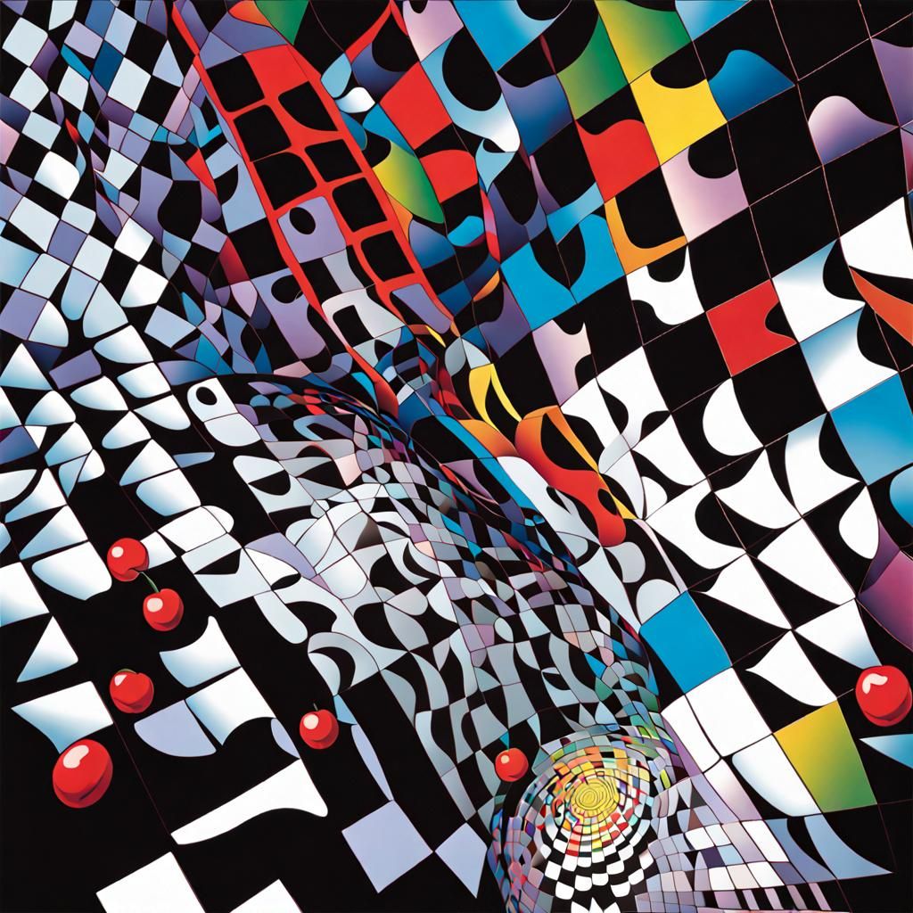 Surreal Jigsaw Puzzle of Brains and Butterflies