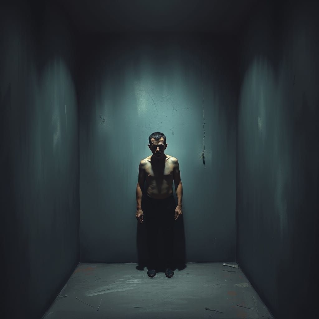 Trapped Figure in Desperate Isolation, Film Noir Inspiration