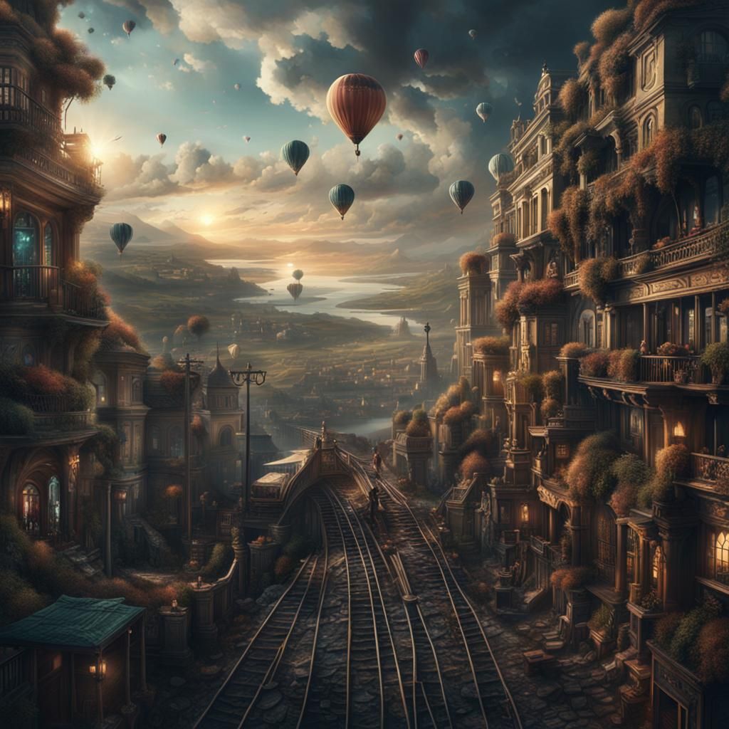 Missing Girl's Life: Dramatic Digital Matte Painting