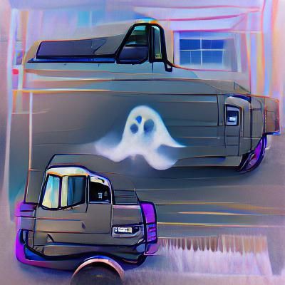 Ethereal Ghost Truck Apparition