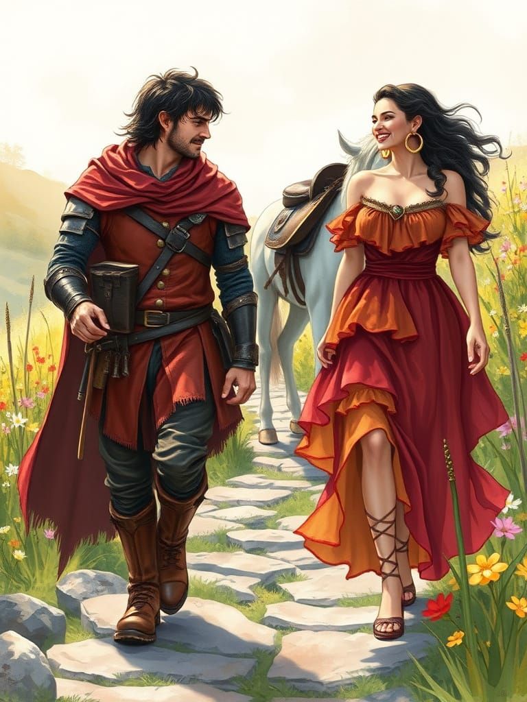 I'm a freeborn man of the travelling people,
got no fixed abode with nomads I am numbered,
country lanes and byways were...