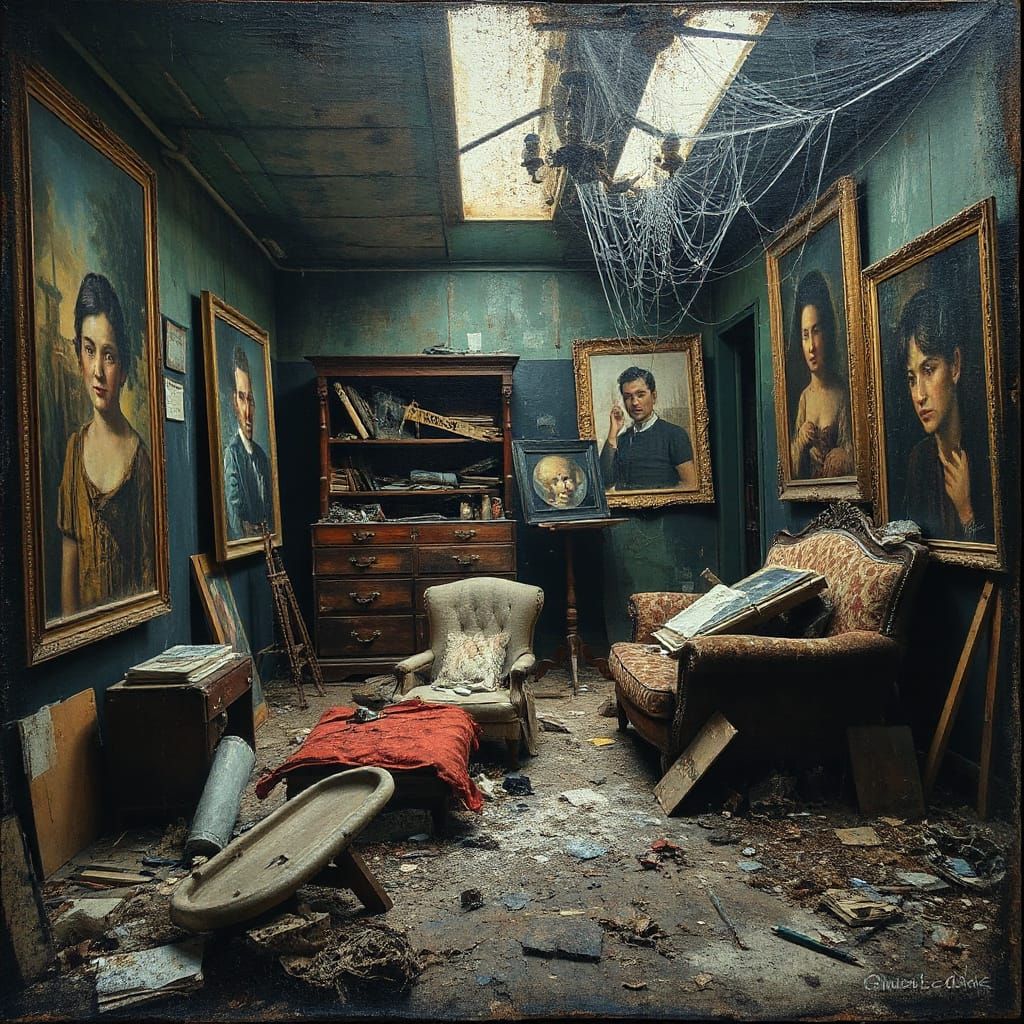 Surreal Art's Grim Beauty in Fading Light