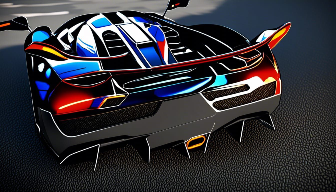 Detailed Koenigsegg CC850 Concept Art in 8K