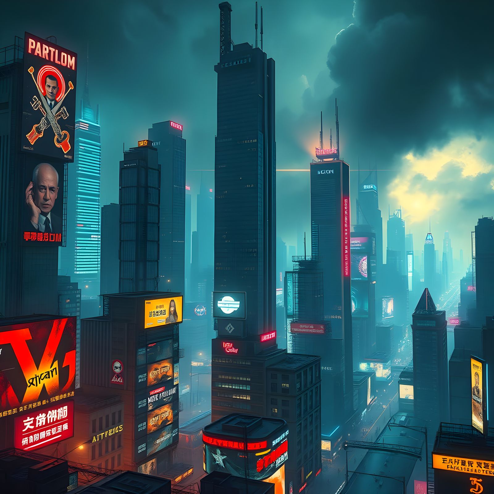 Dystopian Dictator's Rule: A World of Oppression