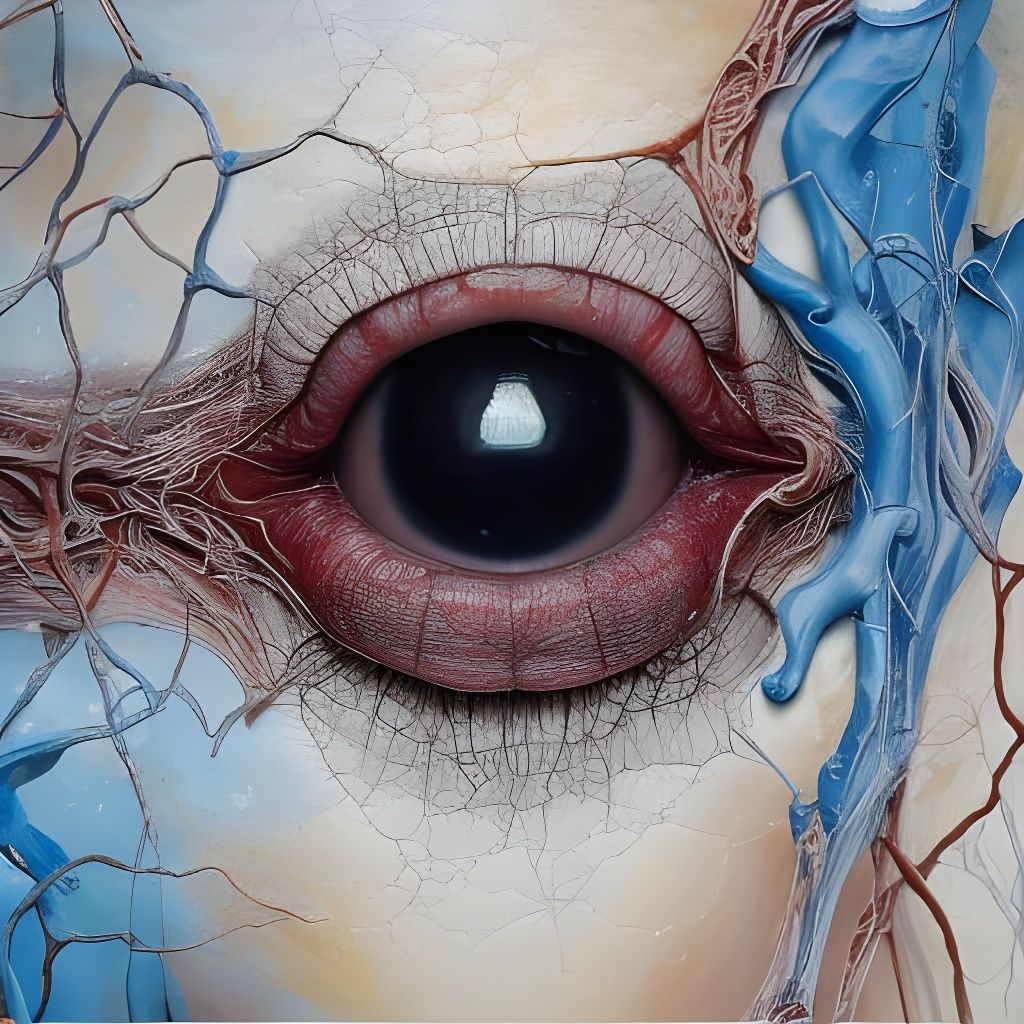 Hyperrealistic Mutation Painting with Intricate Vein Pattern...