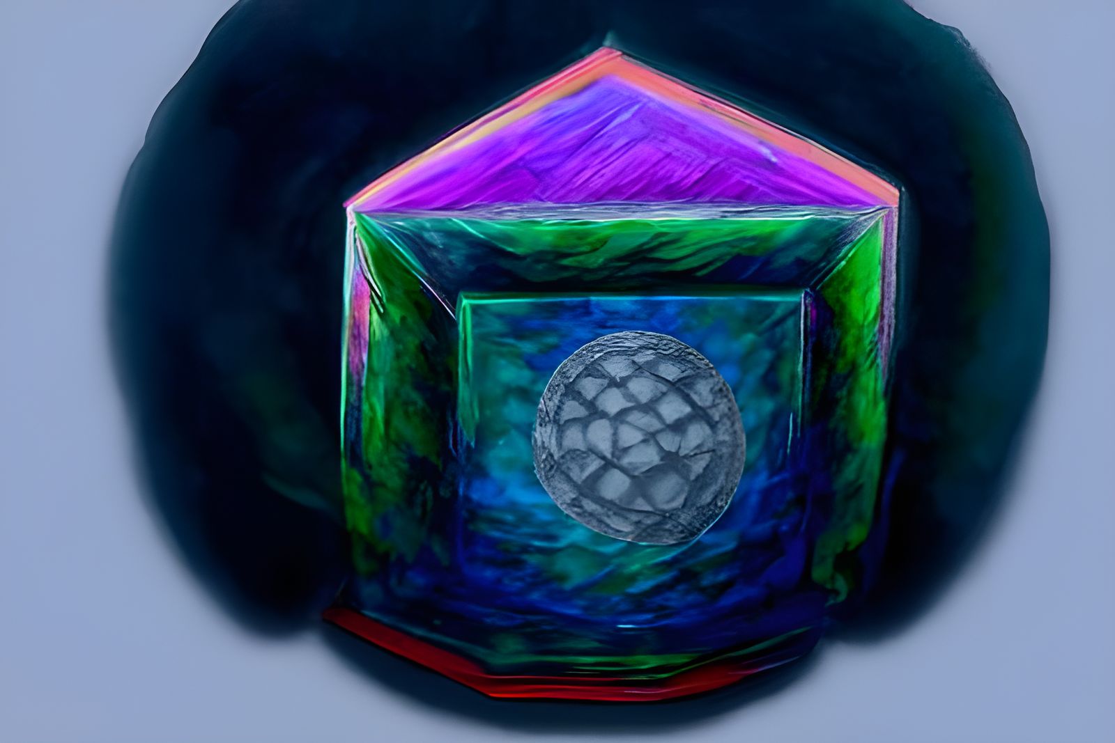 Abstract Geometric Art with Fractals and Cubes