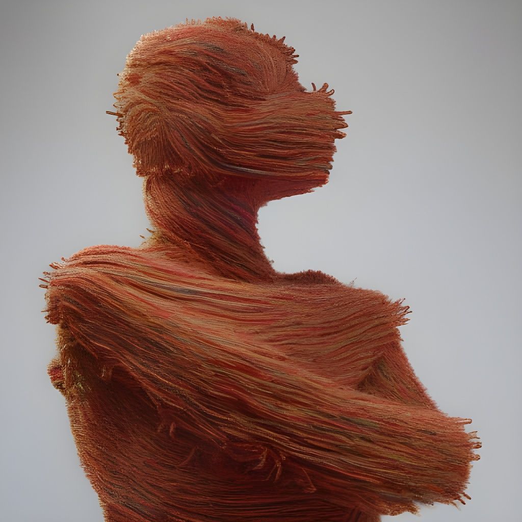 Yarn Sculpture Inspired by Carol Bove's Abstract Art