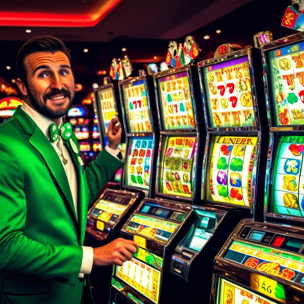 Lucky Man Wins Jackpot in Hyperrealistic Image