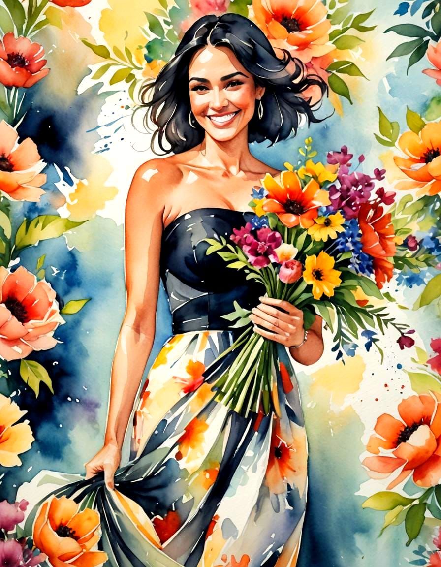 Vibrant Summer Portrait