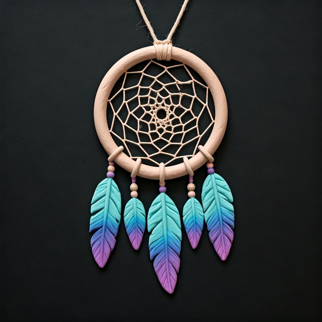 Clay Dreamcatcher Art