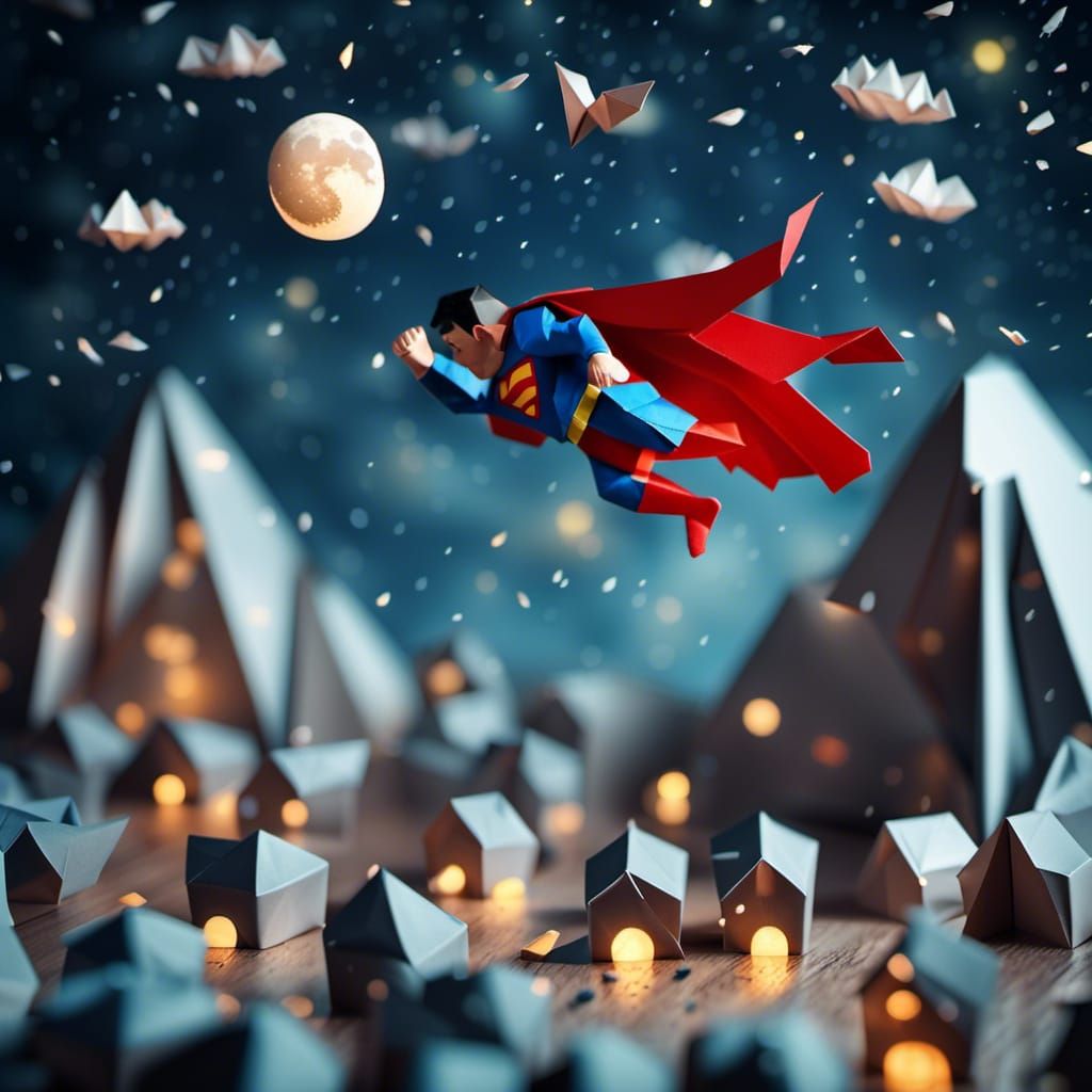 Iconic Movies: Origami Superman