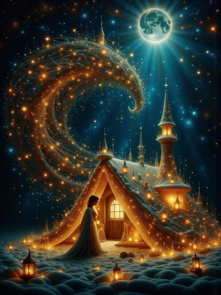 Harry and Ron in Starry Forest Fort