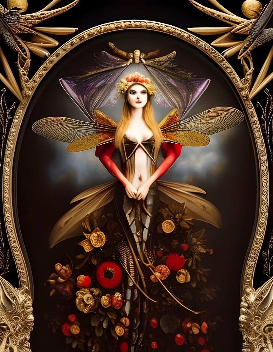 pretty dragonfly fae