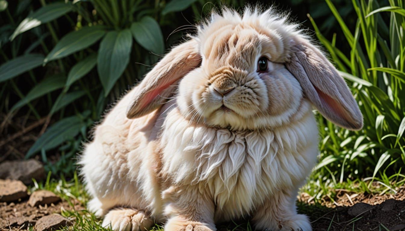 Fluffy Bunny Generated by AI