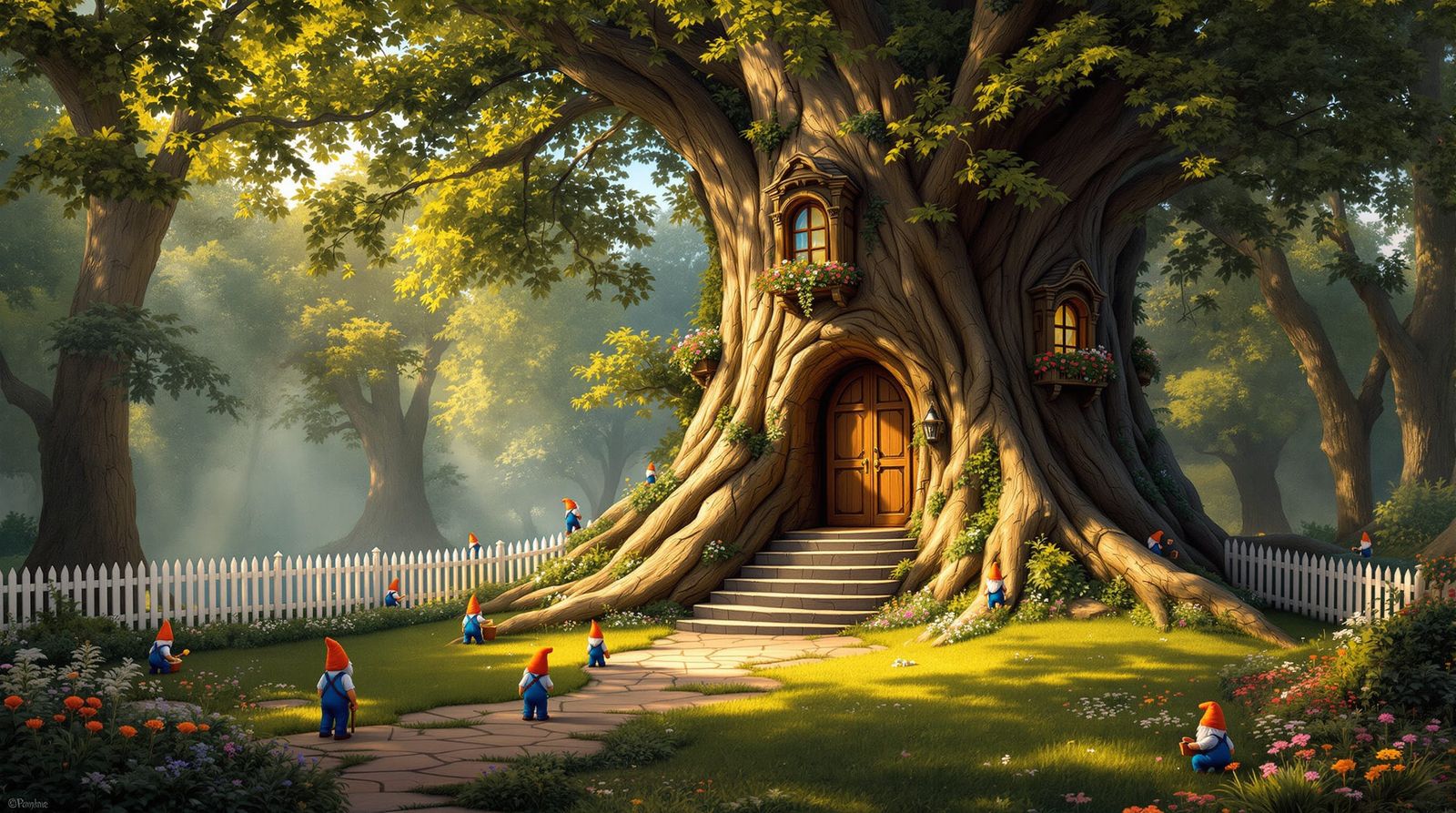 Renaissance Gnome Home in Enchanted Forest