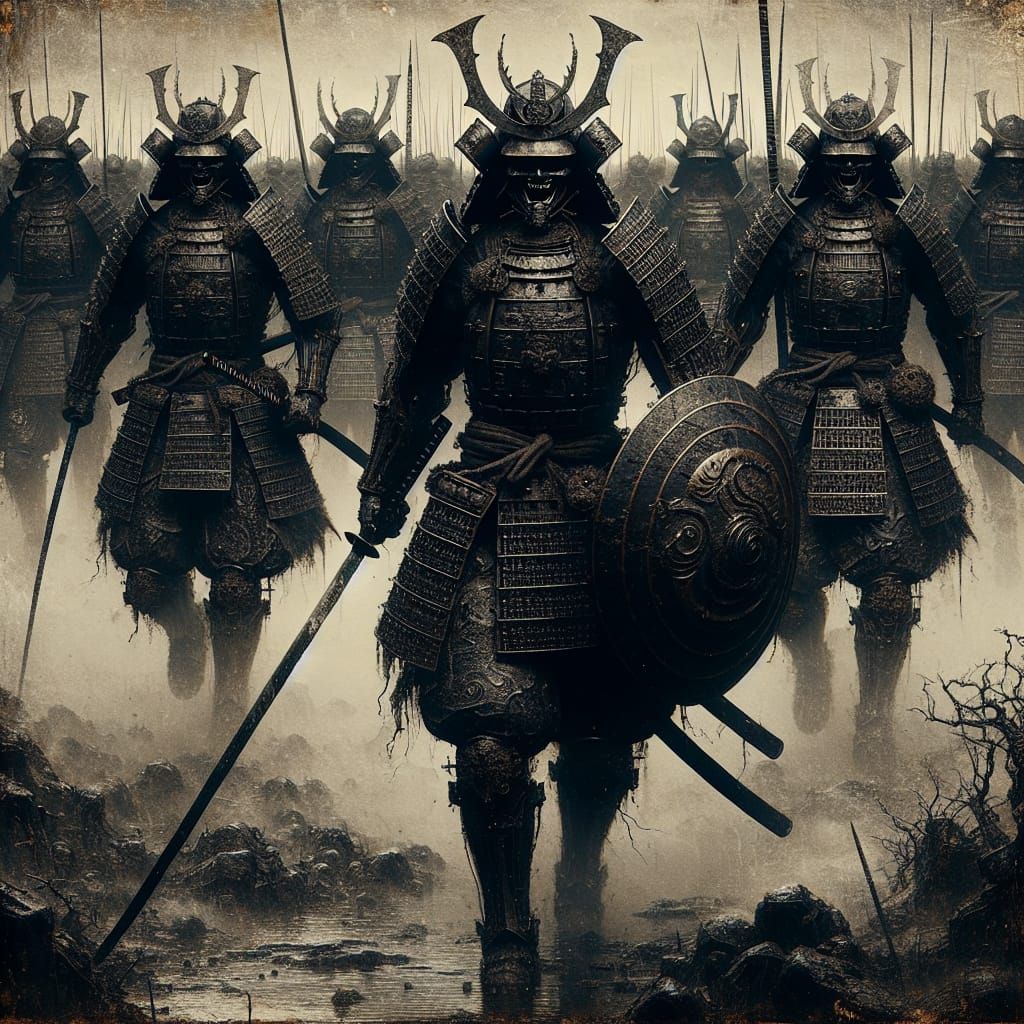 Samurai-Ojibwe Warriors March on Haunted Battlefield