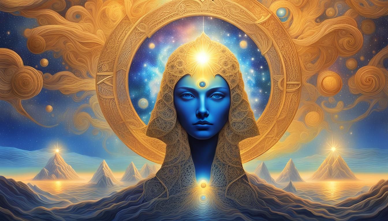 Psychedelic Cosmic Initiation under Indigo Sky