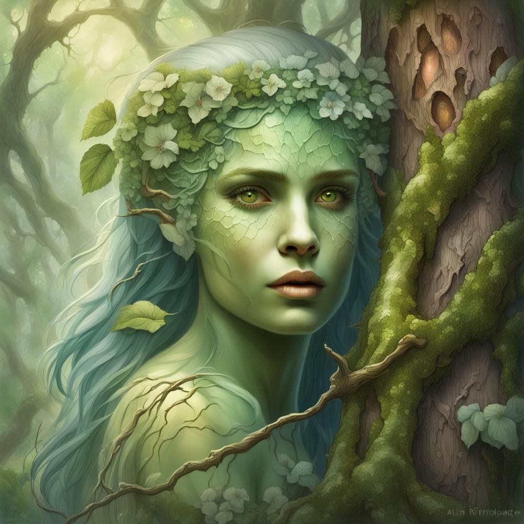 Goddess of the Forest in Ethereal Beauty