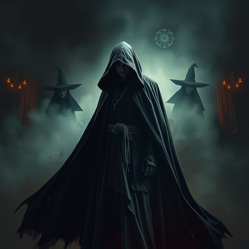 Ethereal Spy VS Spy Portrait in Dark Renaissance Style