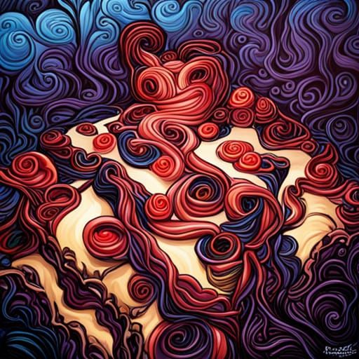 Goth Cakes in Neo-Impressionist Style