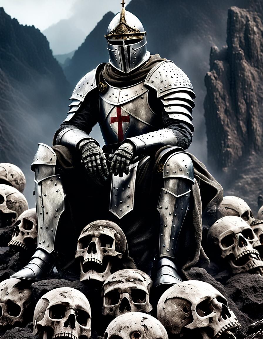 Templar Knight Contemplates Mortality