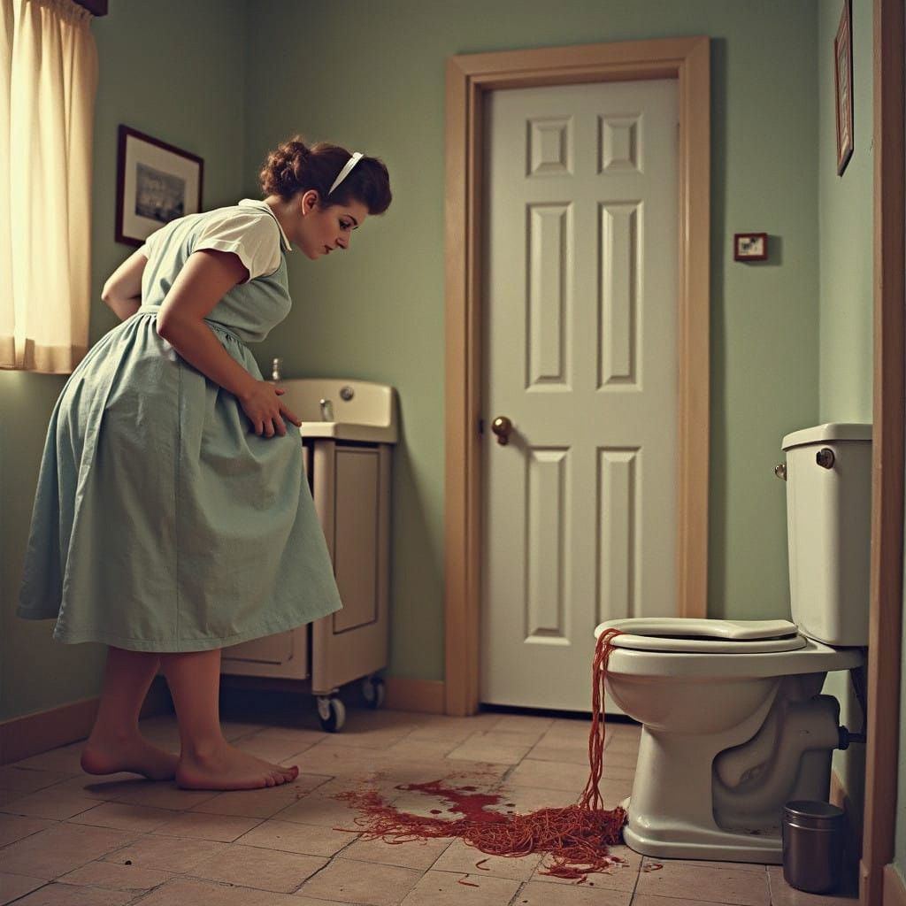 Suburban Horror in Retro Style