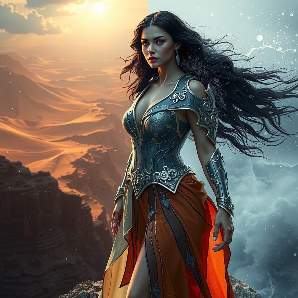 Woman of Contrasting Environments