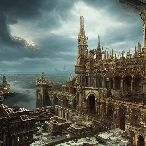 Epic Cinematic Science Digital Matte Painting