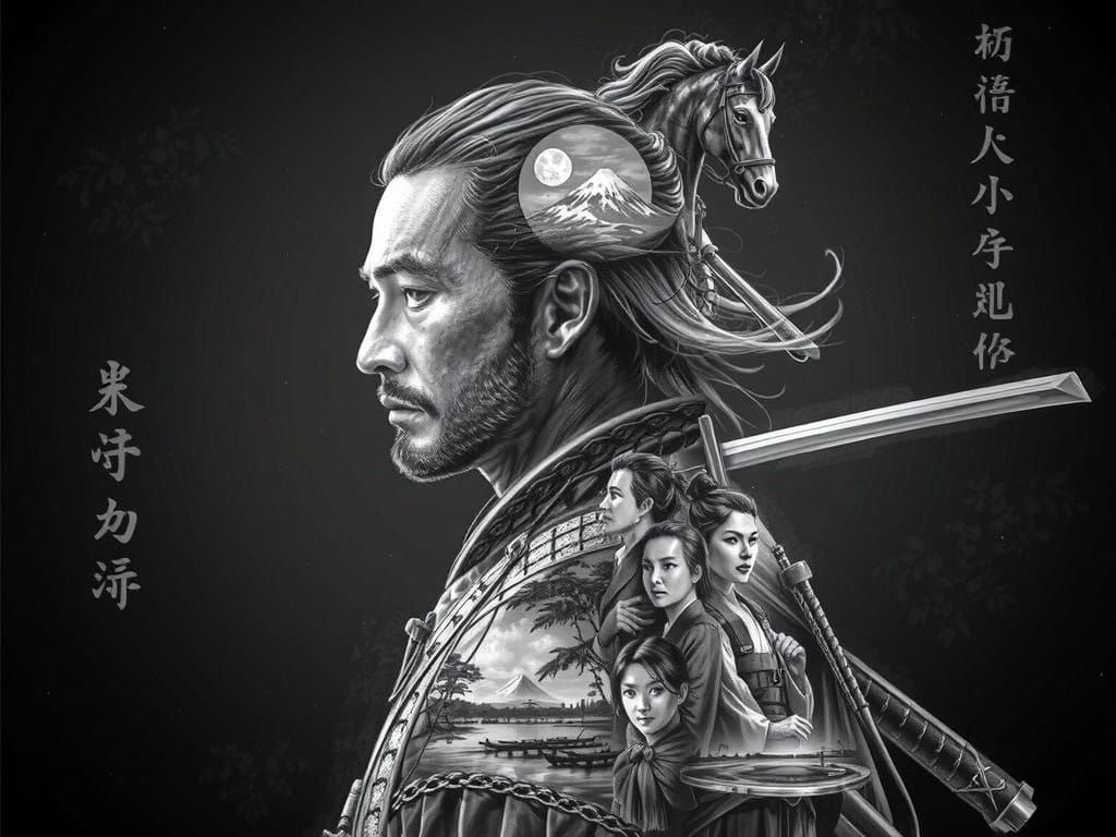 Honorable Warrior in Traditional Samurai Armor