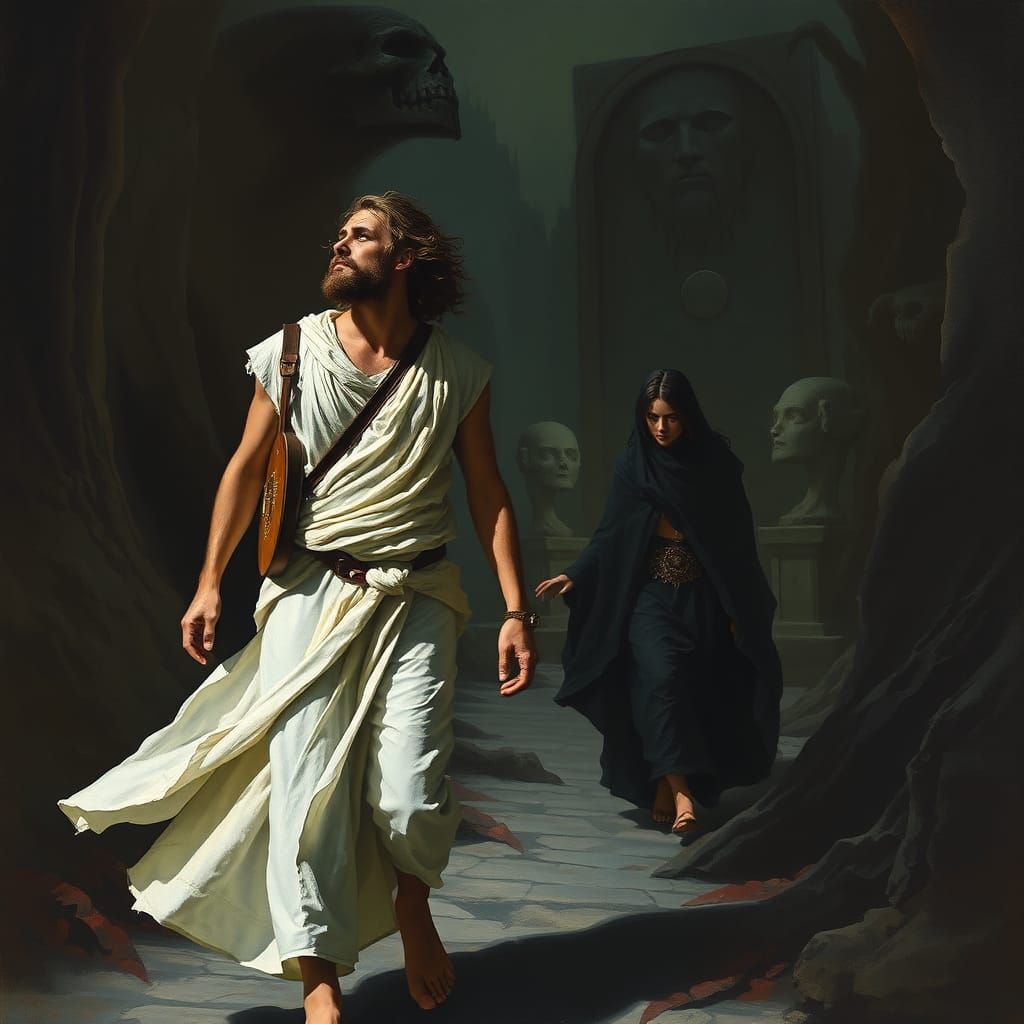 Orpheus and Eurydice in the Underworld