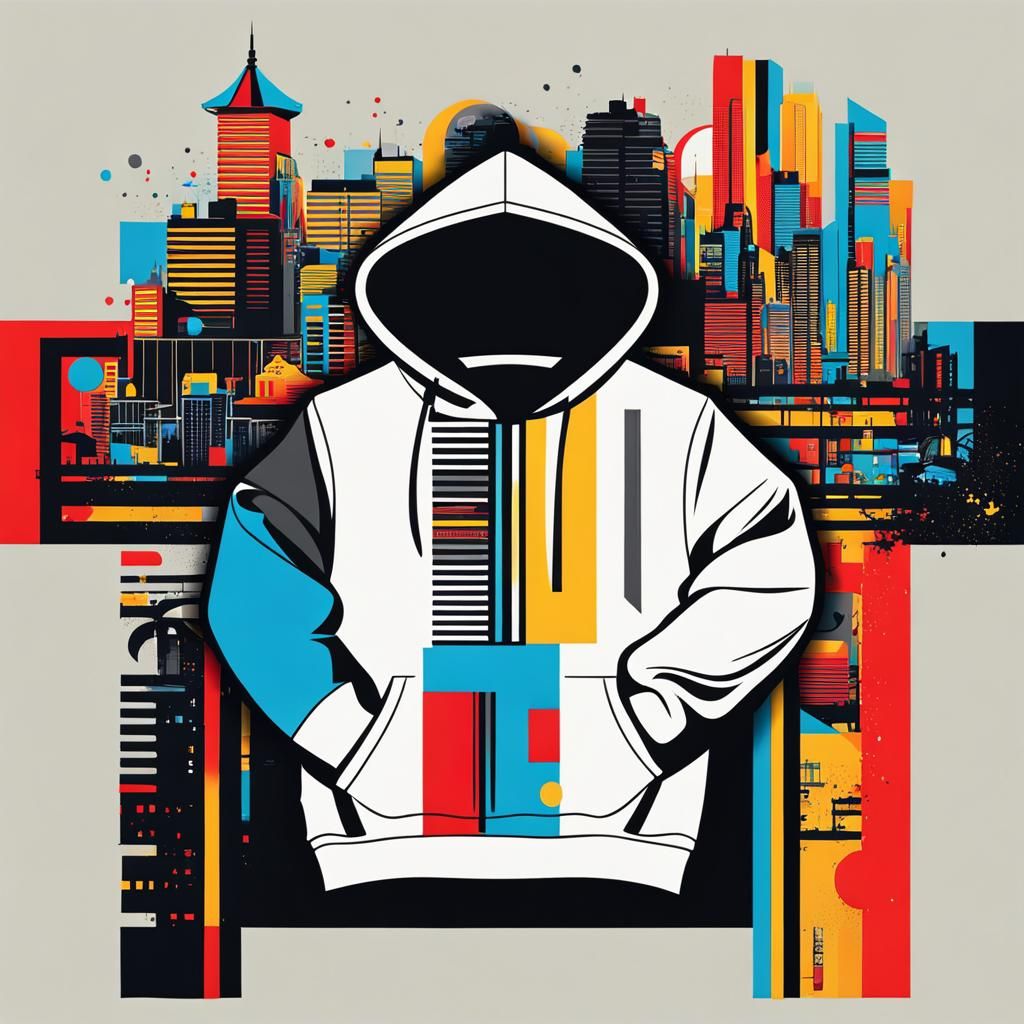 Tokyo Hoodie Design in Pop Art Style